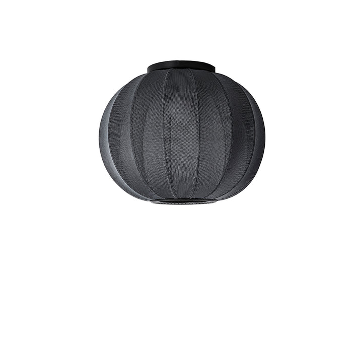 Knit-Wit Ø45 Round Loftslampe Black billede 4