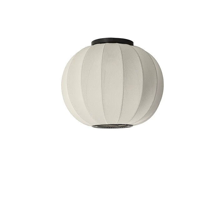 Knit-Wit Ø45 Round Loftslampe Pearl White