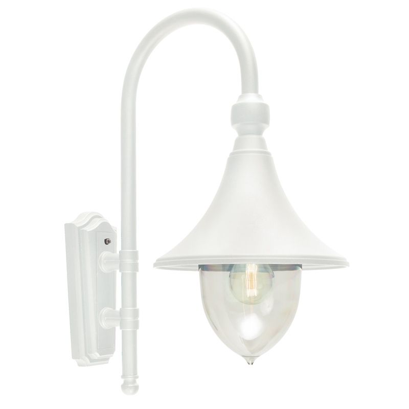 Norlys Firenze Væg hvid, E27 IP54 57W - Udendørslampe