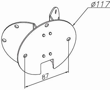 Norlys Karlstad/Stockholm/Vansbro Hjørnebeslag - Hvid