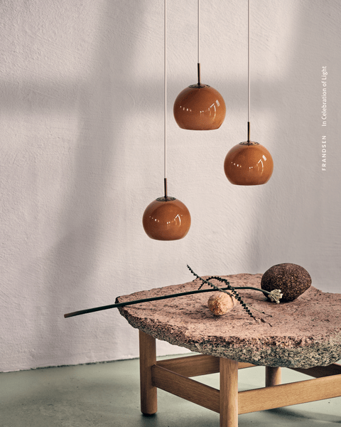 Frandsen Ball Glass Amber Ø18