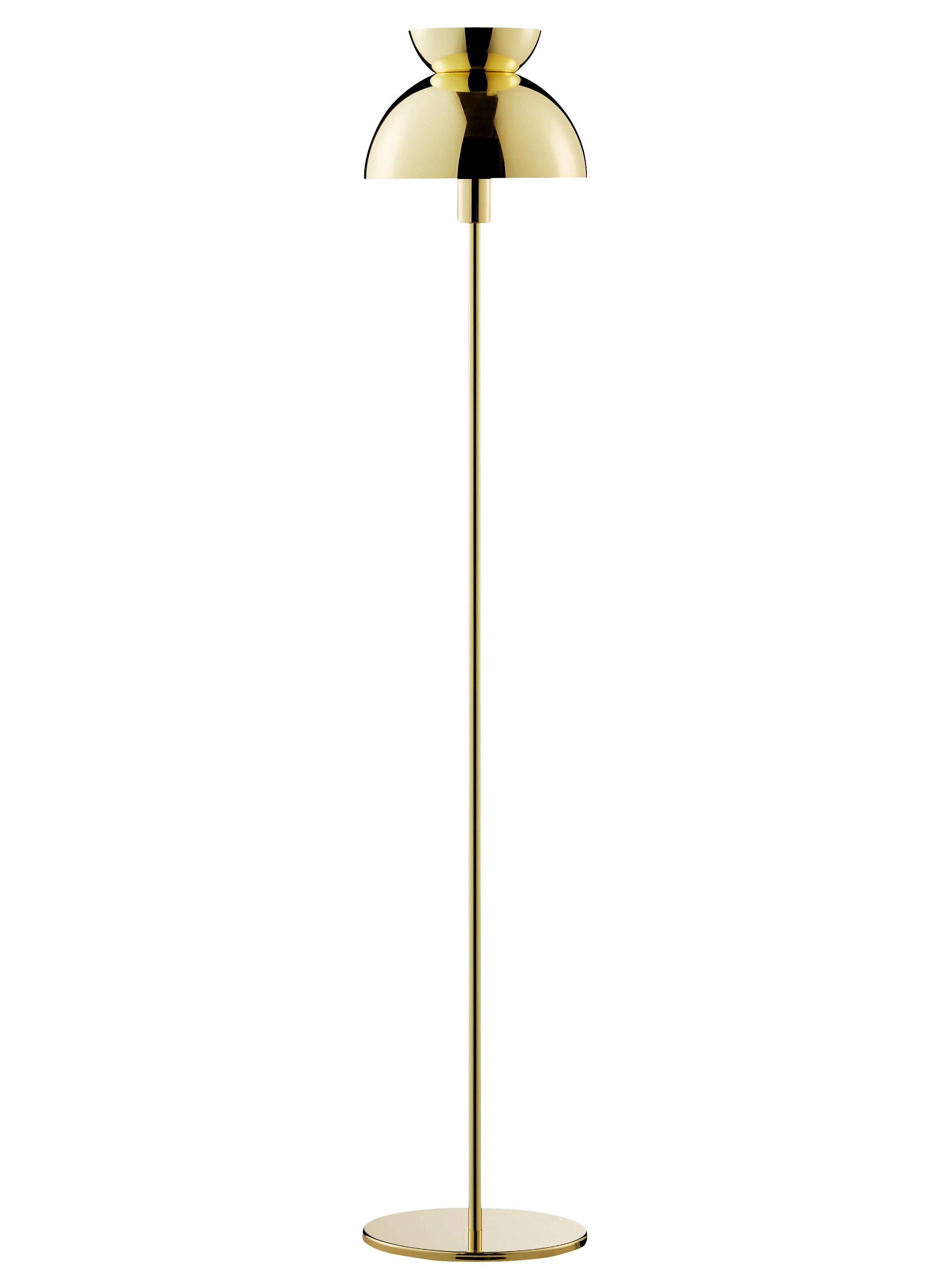 Butterfly Gulvlampe Messing billede 4
