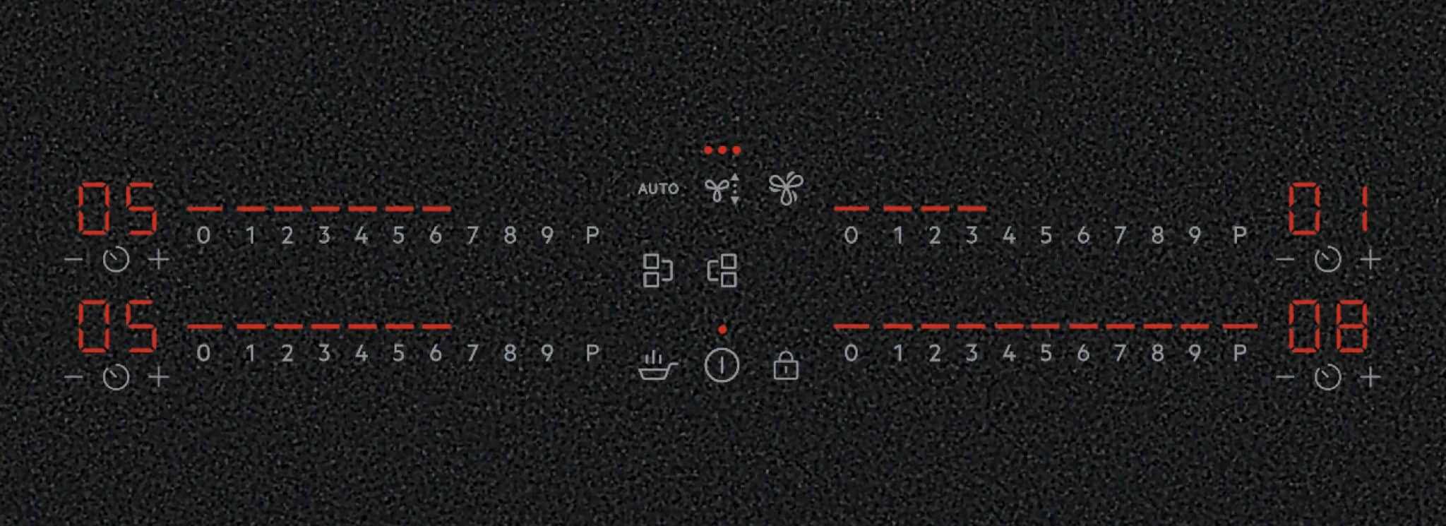 AEG TH84CC23CZ Induktionskogeplade kontrolpanel
