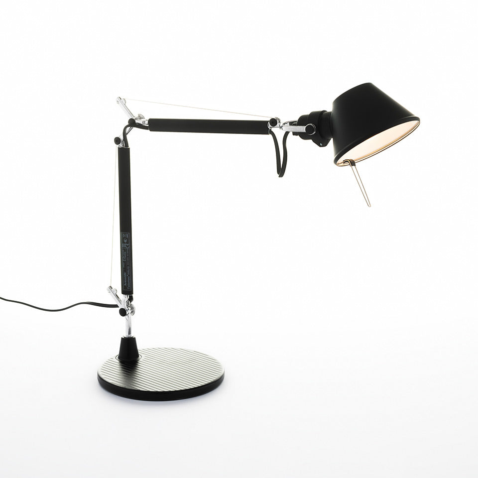 Artemide Tolomeo Micro Sort E14 4W Bordlampe