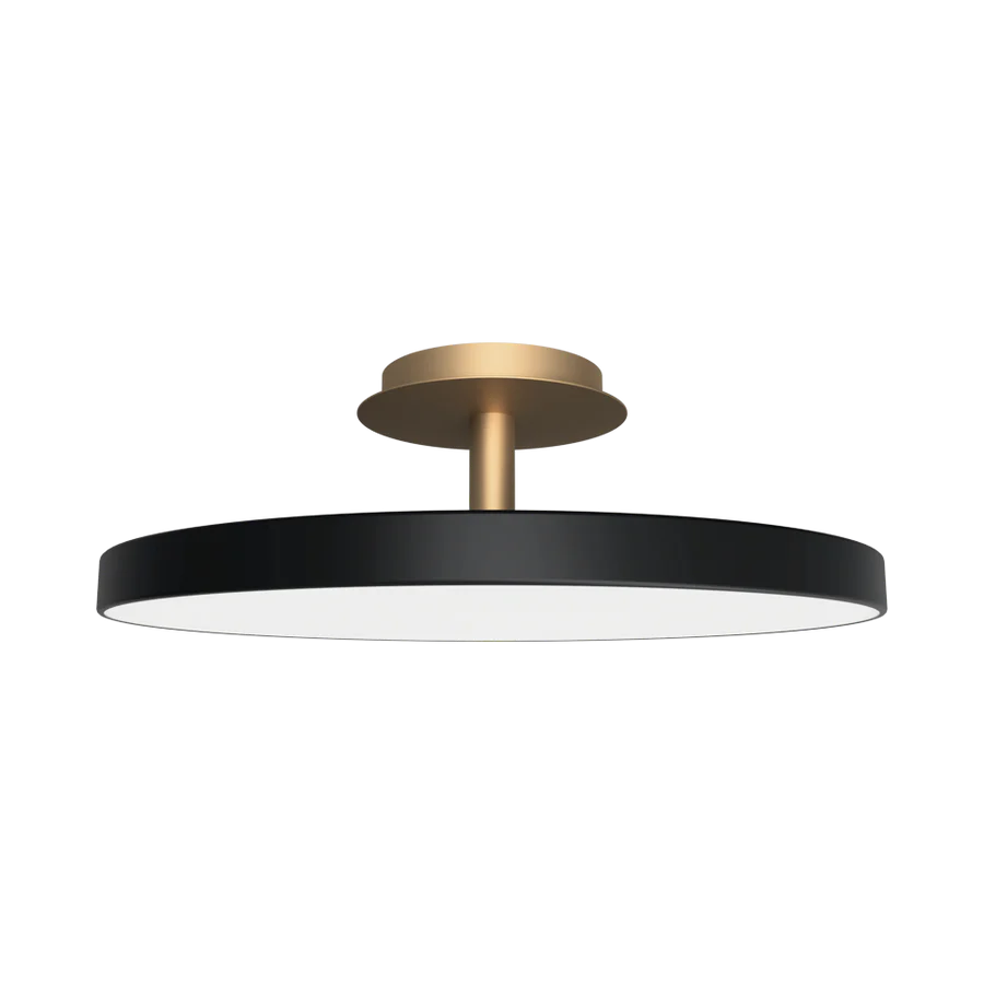 Asteria UP Plus Large Black LED Loftslampe