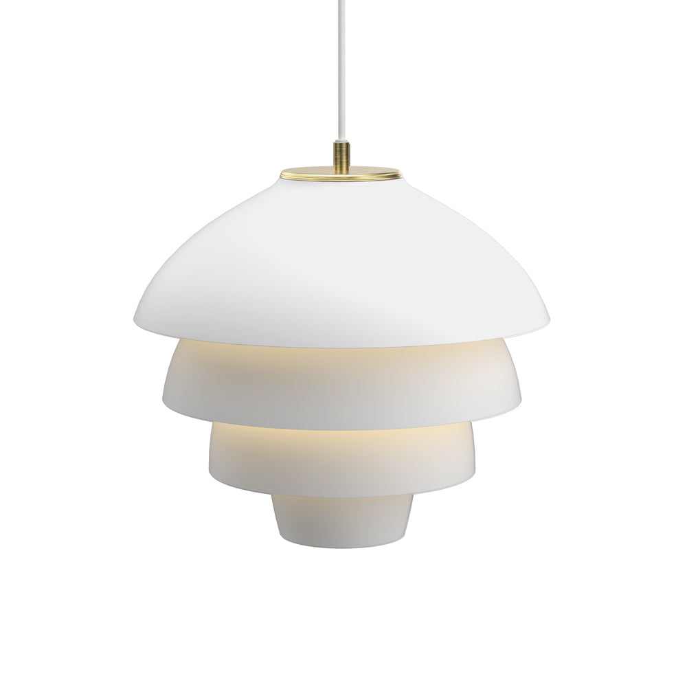 Belid Valencia mathvid/messing pendel Ø42 tændt