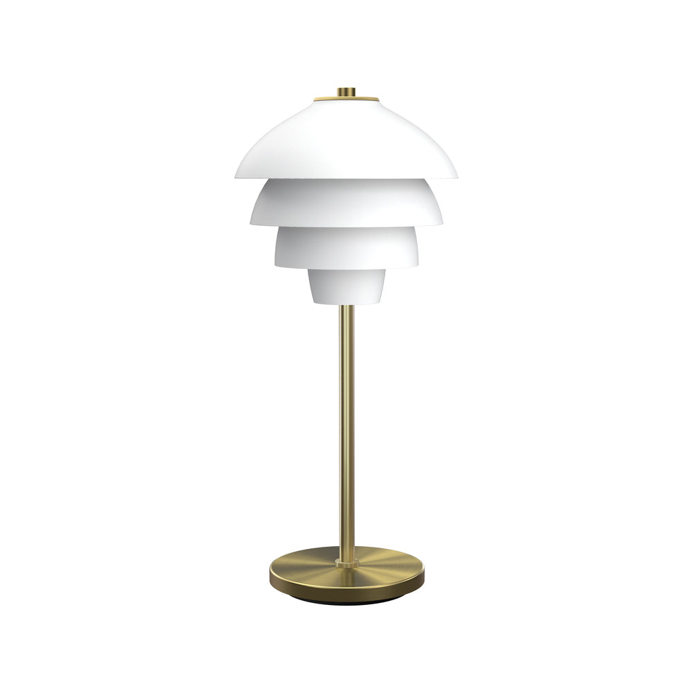 Belid Valencia mathvid/messing bordlampe