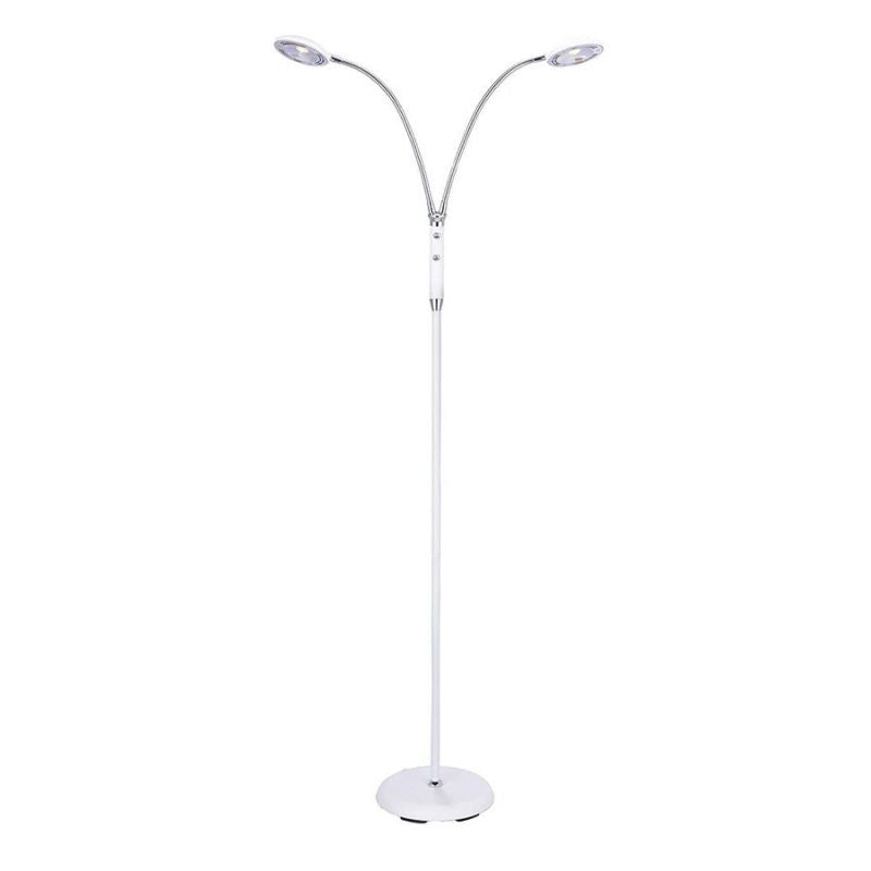 Vegas Gulvlampe LED Hvid 2 arme - Halo Design