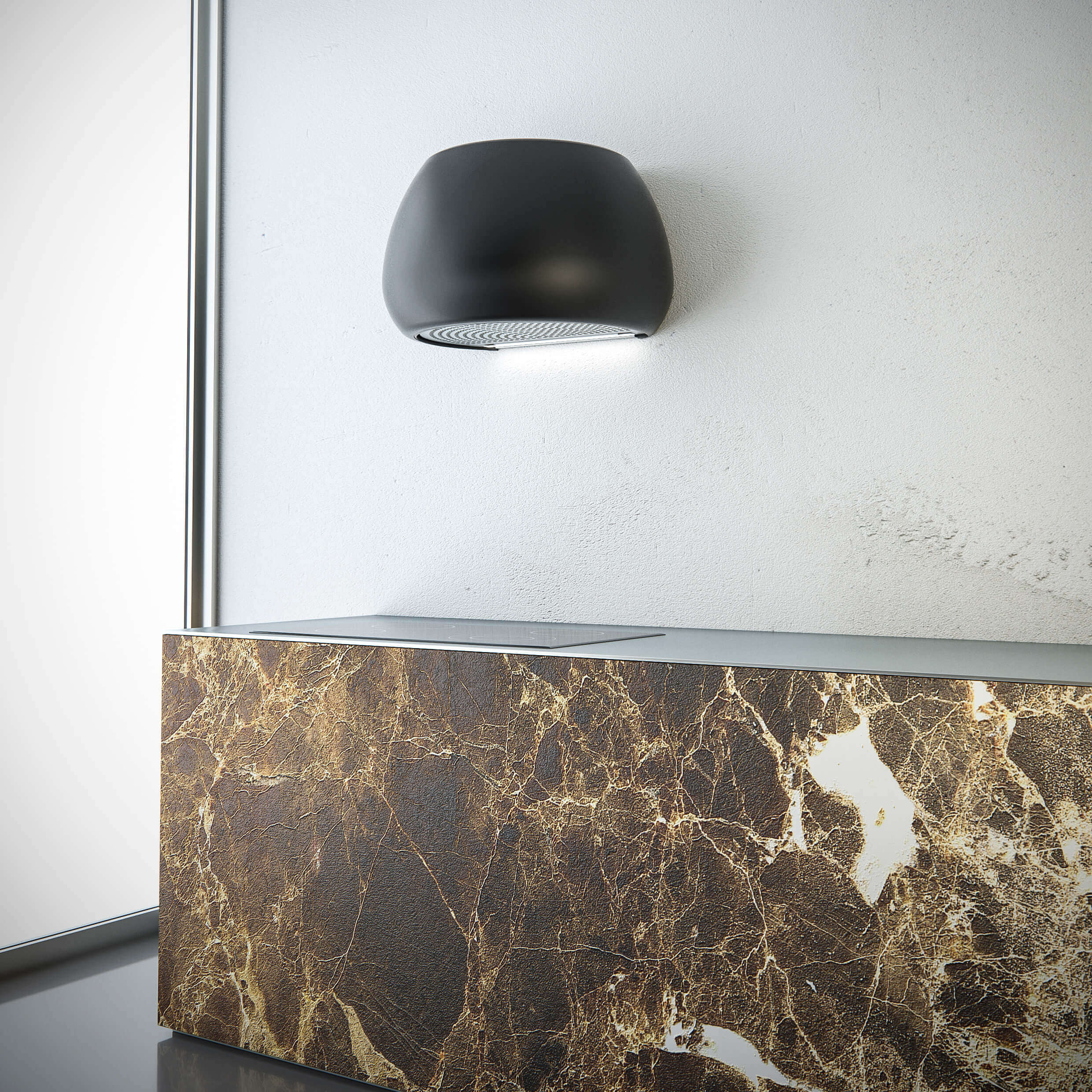 Smuk og unik matsort emhætte fra Witt