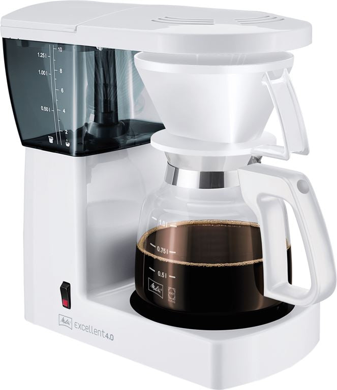 Melitta Excellent 4.0 hvid - Kaffemaskine