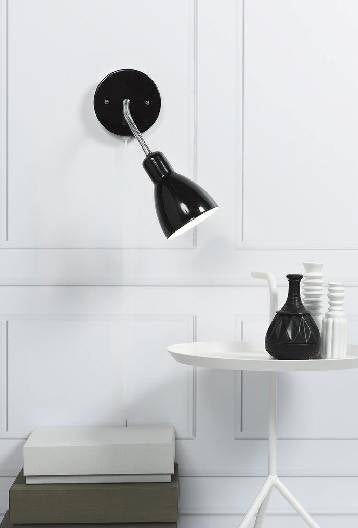 Nordlux - Cyclone Væglampe, Sort