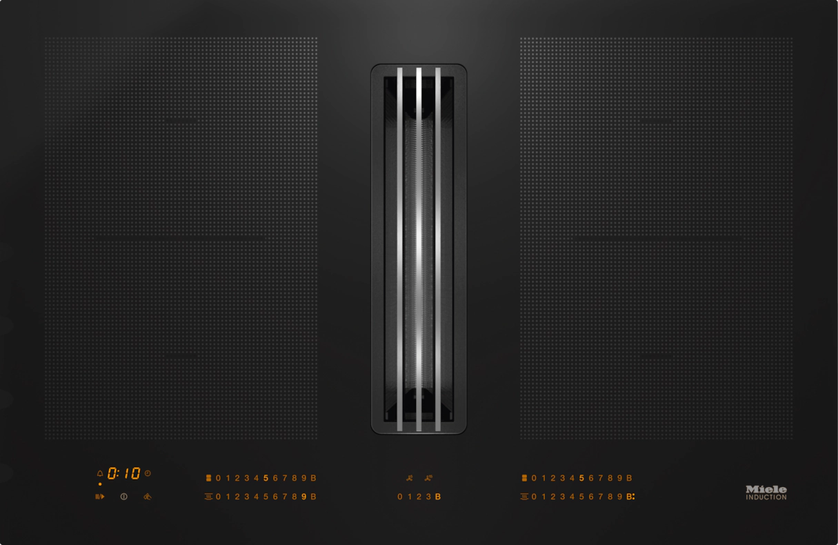 Induktionskogeplade med emhætte fra Miele