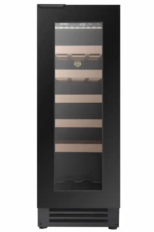 Witt vinkøleskab med træhylder