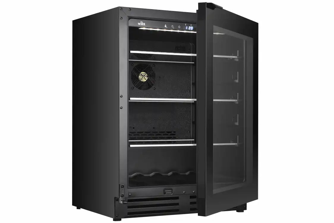 Sort Witt vinkøleskab med 1 zone