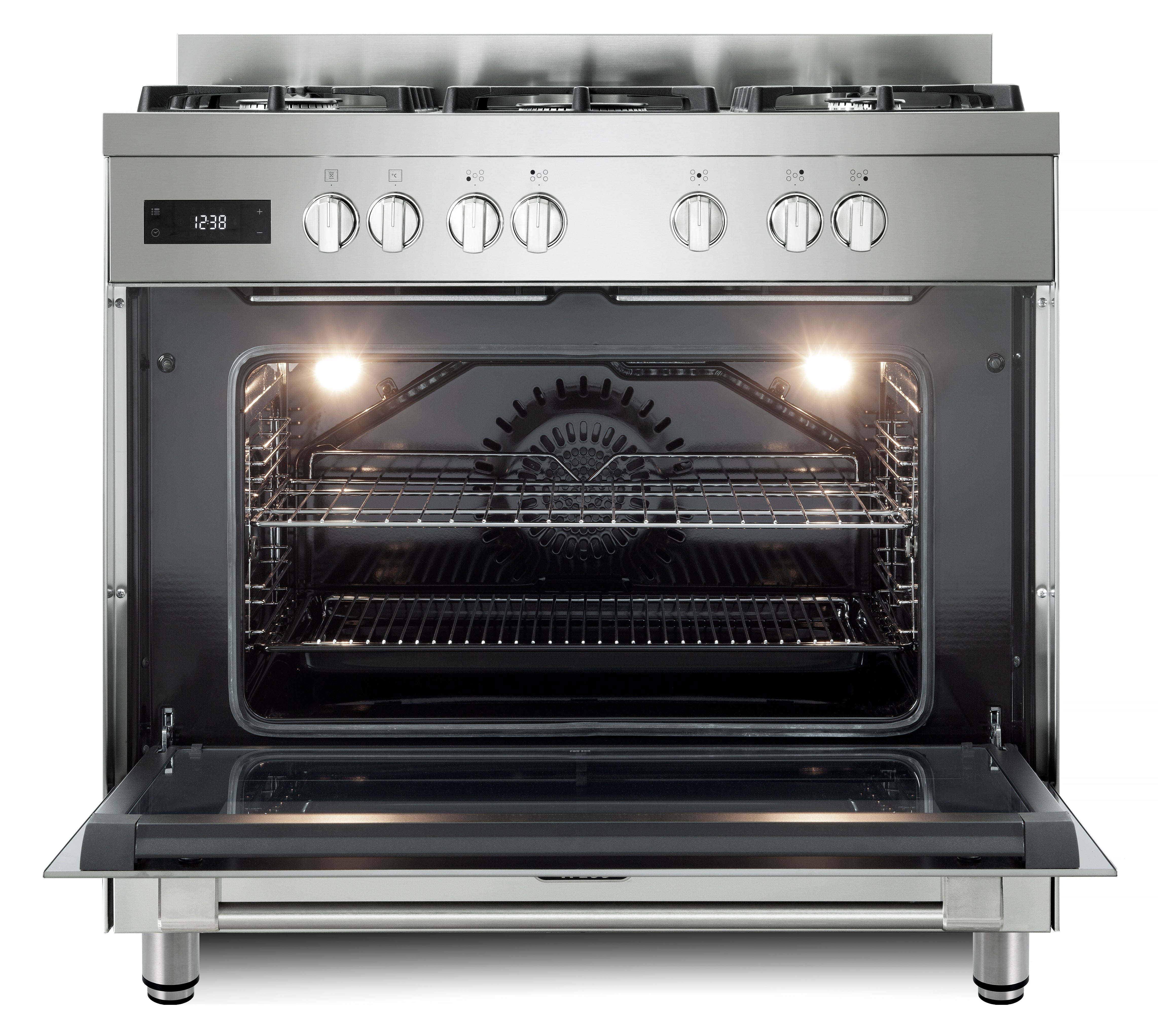 Billede af Witt gaskomfur indeni ovnen