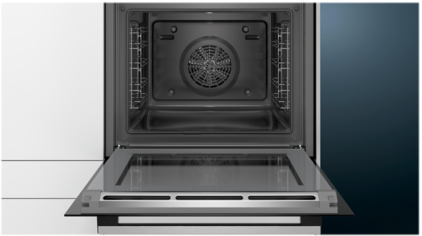 Åben låge ind til siemens ovn pyrolyse