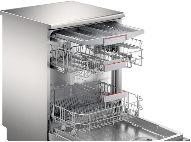 Bosch opvaskemaskine med tre kurve