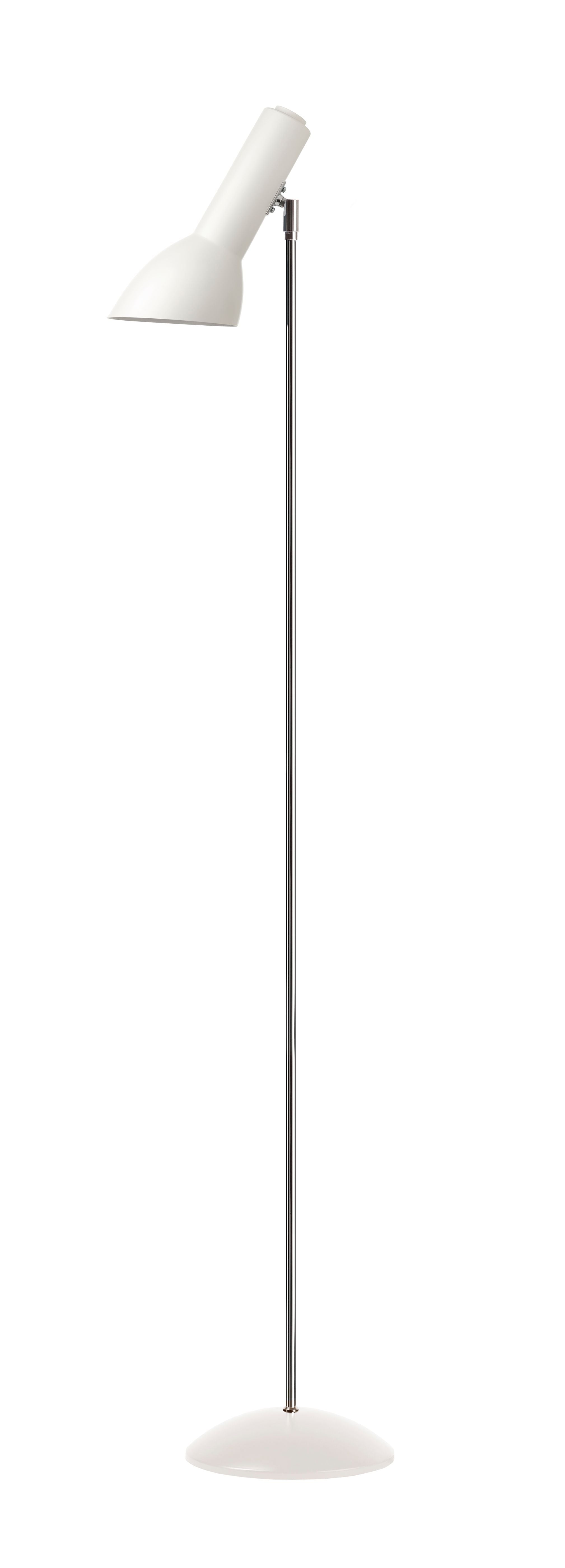 Oblique Hvid/Krom - Gulvlampe