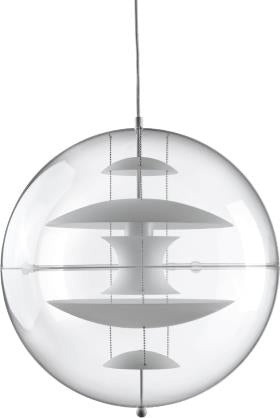 VP Globe Pendel Glas Ø40 Opal Glass/White billede 4