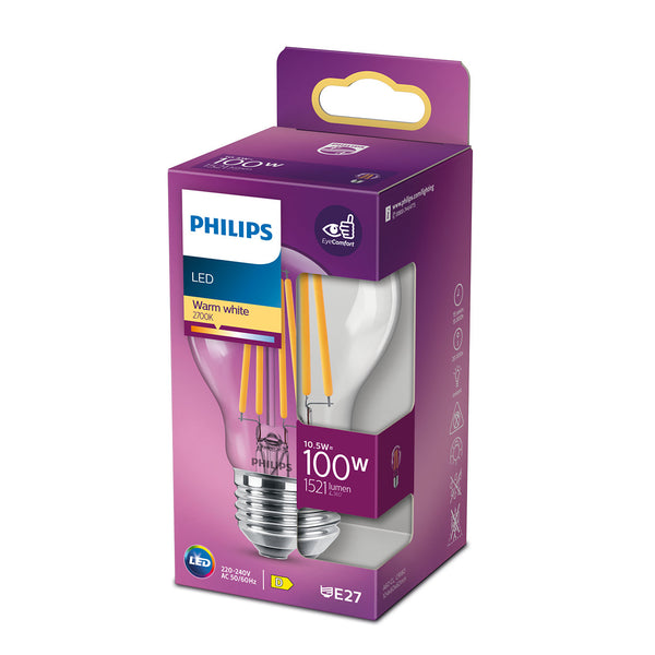 Philips LED Standard 10,5W 1521lm E27 Klar