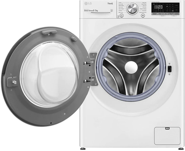 LG W2DV507N0WS - Frontbetjent Vaske-/ Tørremaskine