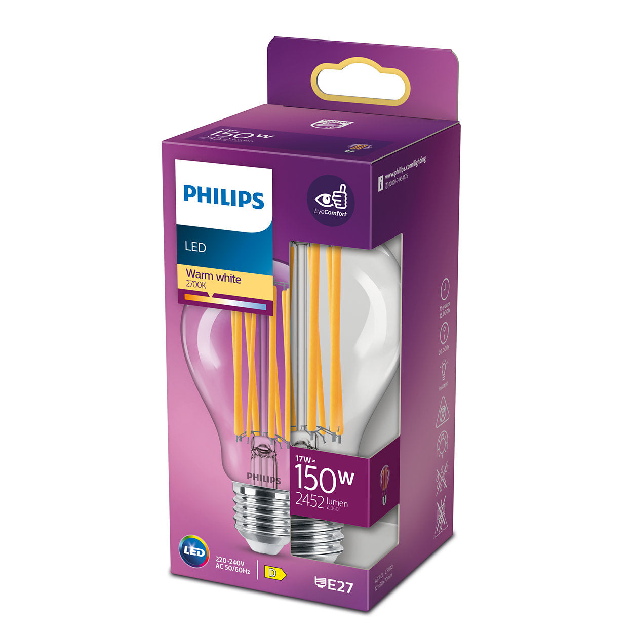 Philips LED Standard 17W 2452lm E27
