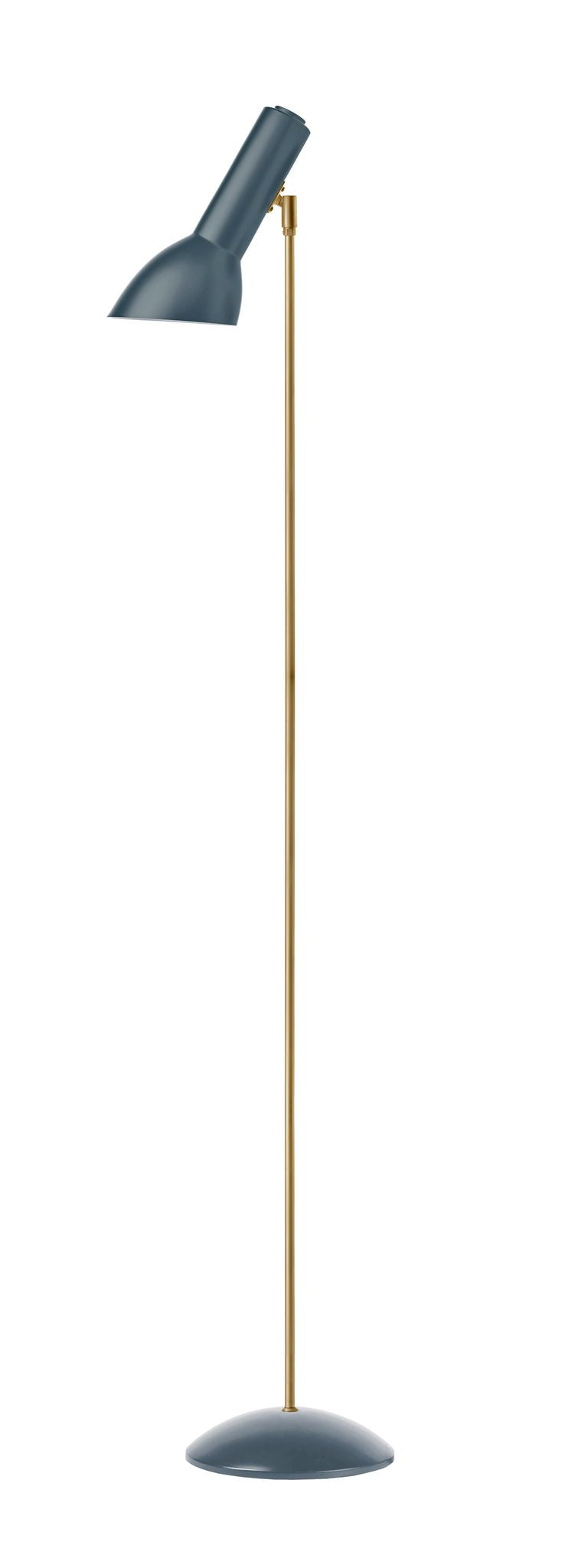Oblique Petroleumsblå/Messing - Gulvlampe billede 4