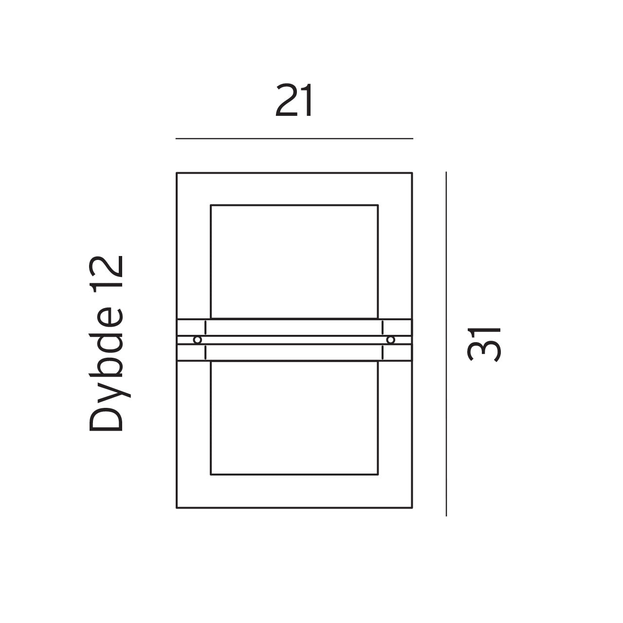 Norlys Basel sort, E27 IP54 57W - Udendørslampe