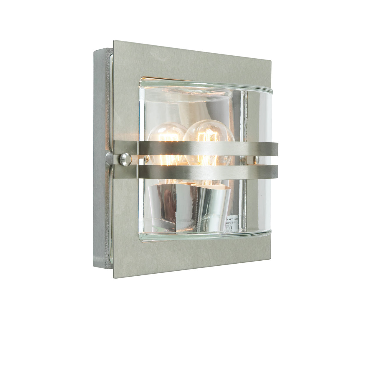 Norlys Bern stål, E27 IP54 46W - Udendørslampe