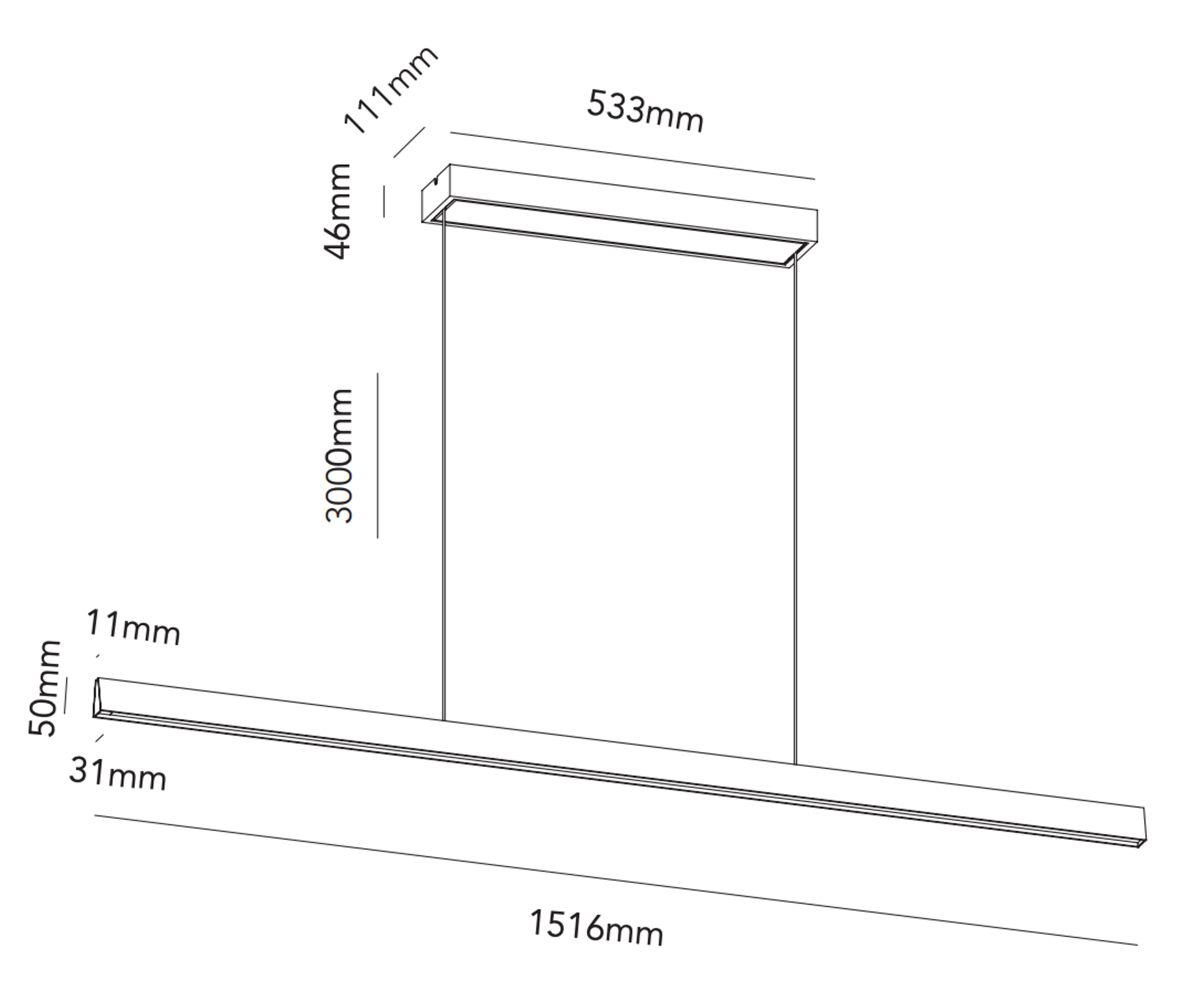 Mål på EDGE S1500 fra Light-Point