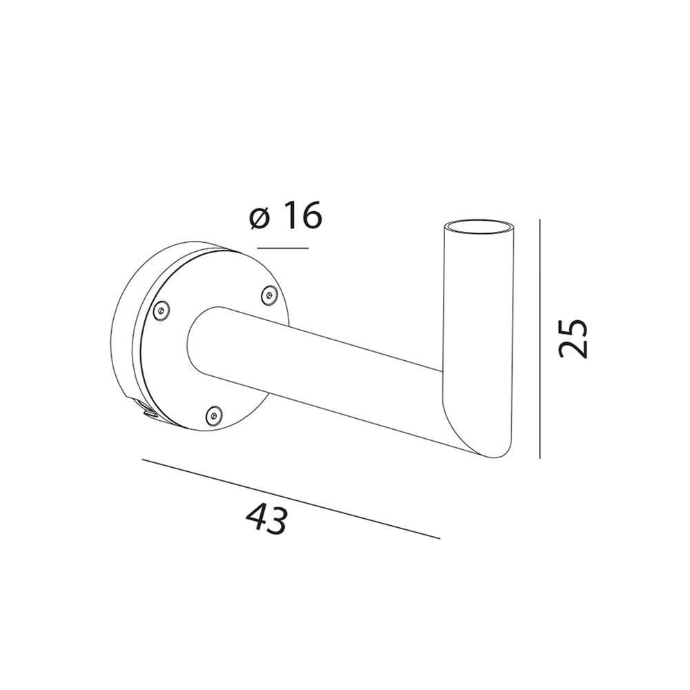 Norlys Borg Vægarmatur - Aluminium
