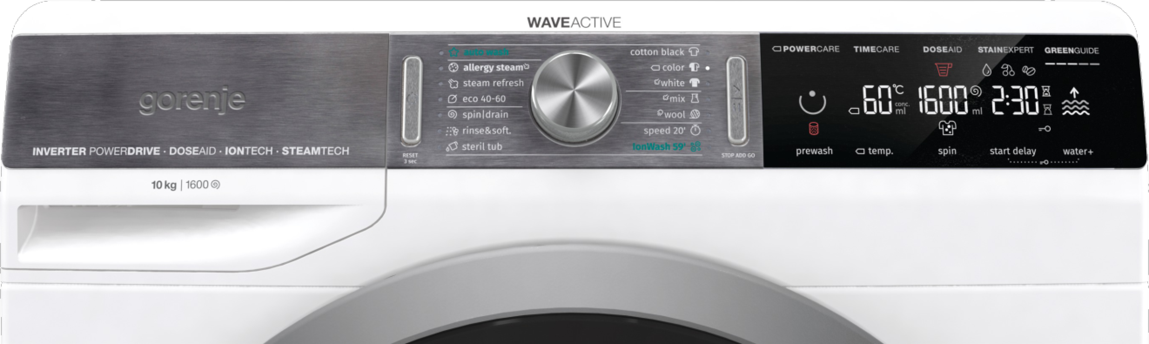 Gorenje WS168LNST - Frontbetjent Vaskemaskine