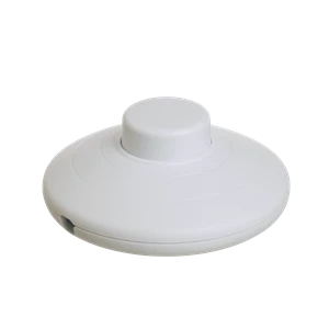 Fodafbryder rund hvid On/Off - Hvid