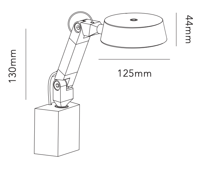 Mål på DARK W1 Light-Point