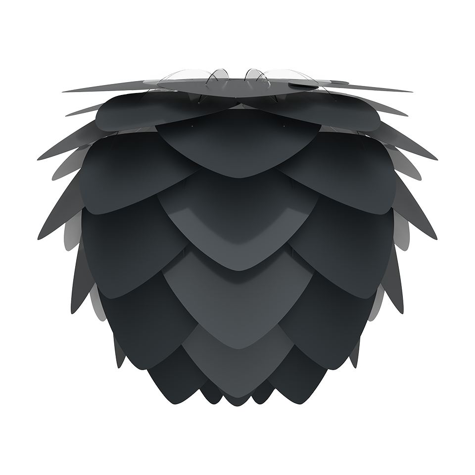 UMAGE - Aluvia Medium Ø59 Lampeskærm, Antracit Grå