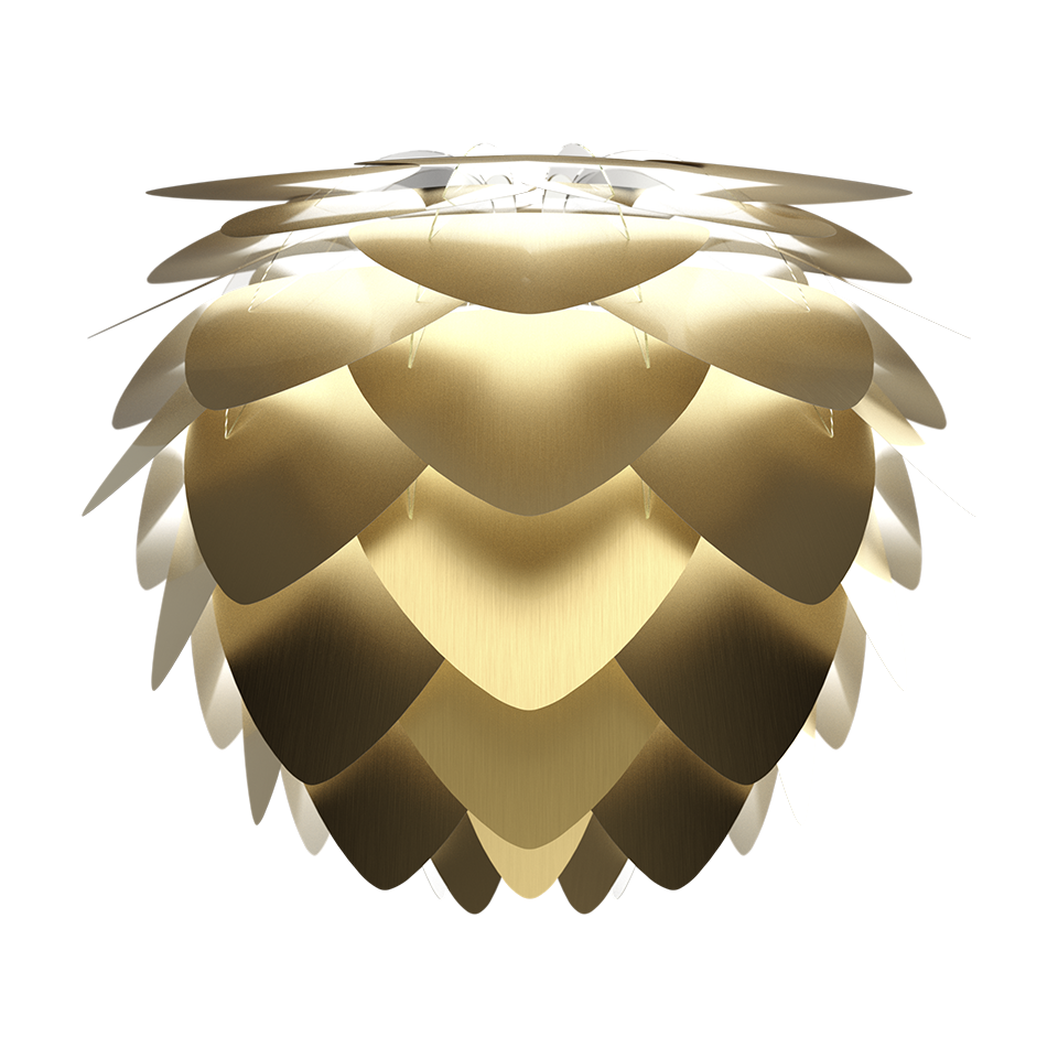 UMAGE - Aluvia Medium Ø59 Lampeskærm, Børstet Messing