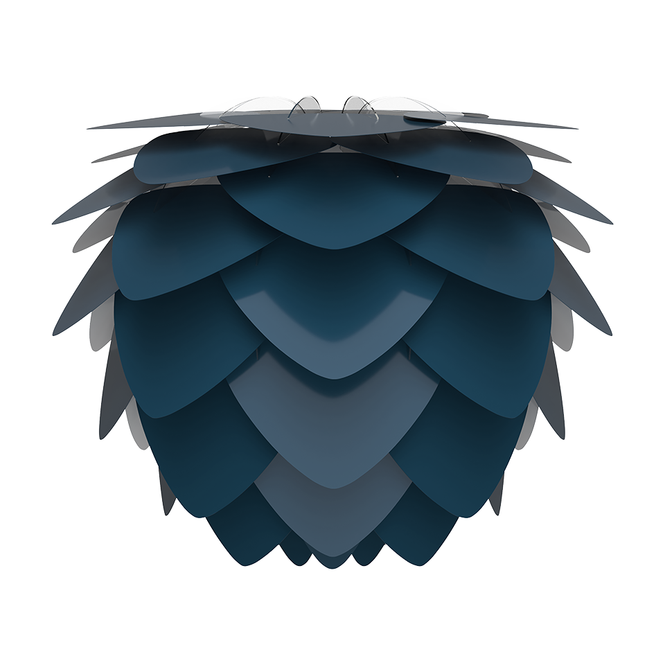 UMAGE - Aluvia Medium Ø59 Lampeskærm, Petrol Blå