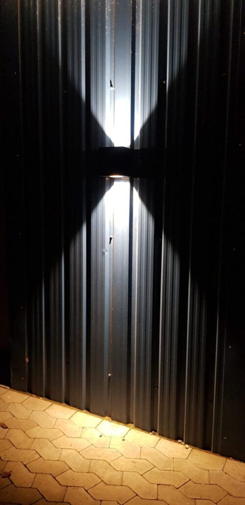 ARCA XL W150 Udendørs Væglampe Sort