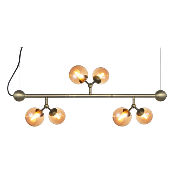 Atom Vandret lysekrone Lille Ø31 Antik Messing - Halo Design