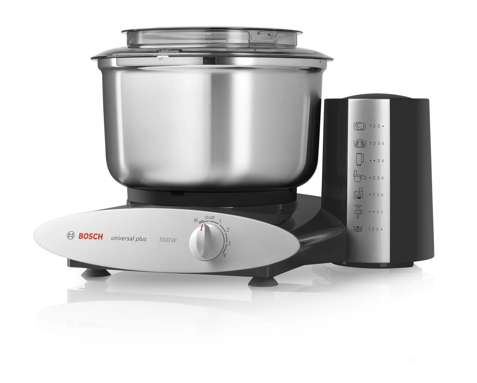 Bosch MUM6N23A2 MUM6 1000 W Sort, sølv - Køkkenmaskine