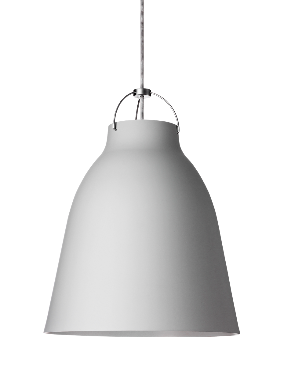 Caravaggio Mat P3 pendel Lys grå