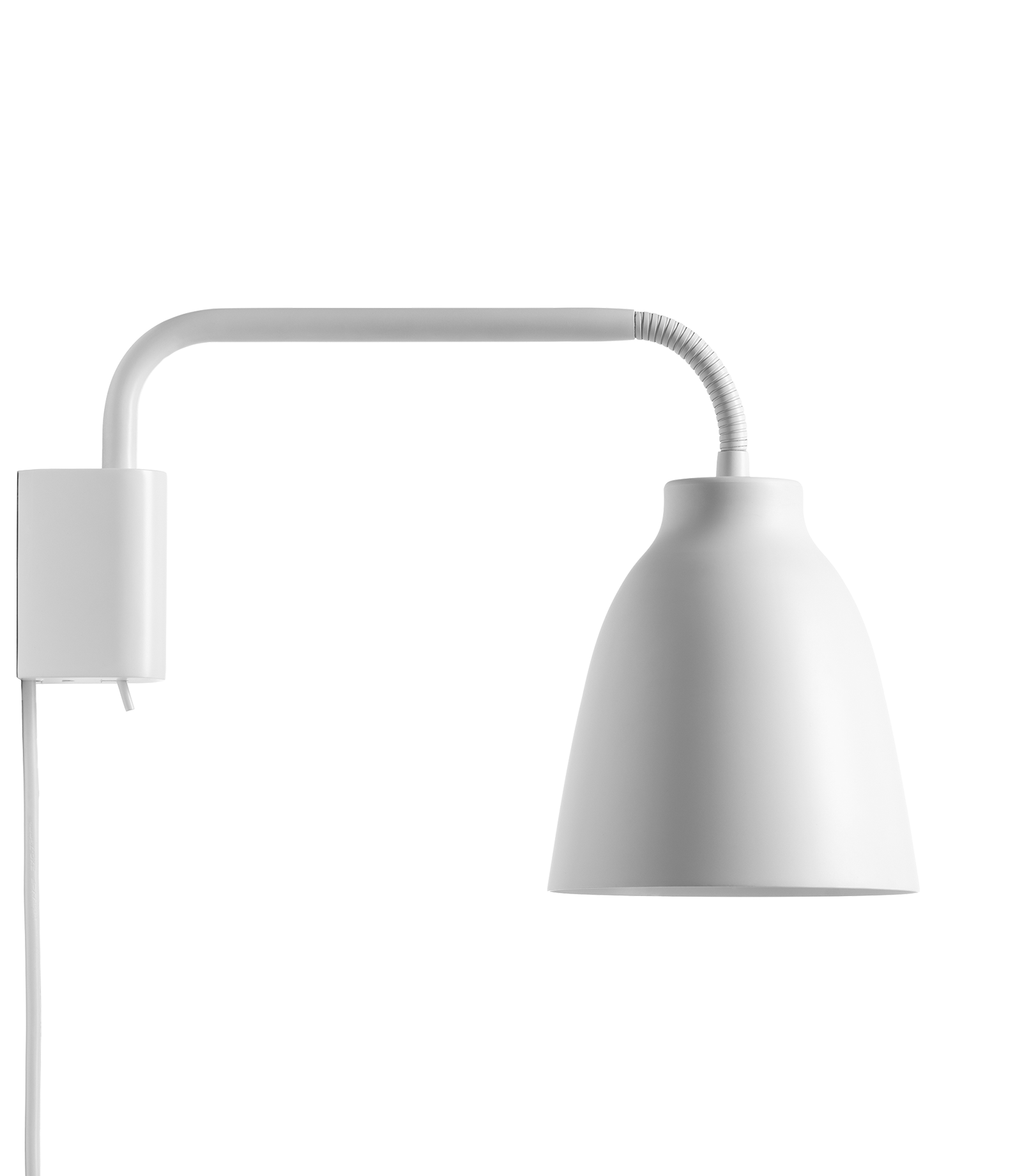 Caravaggio Read væglampe hvid