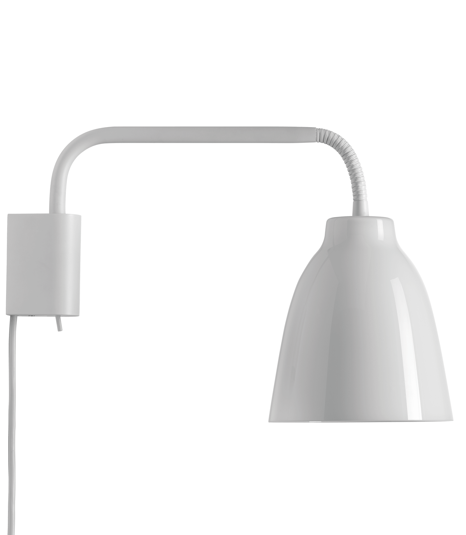 Fritz Hansen Caravaggio Read Væglampe Opal hvid