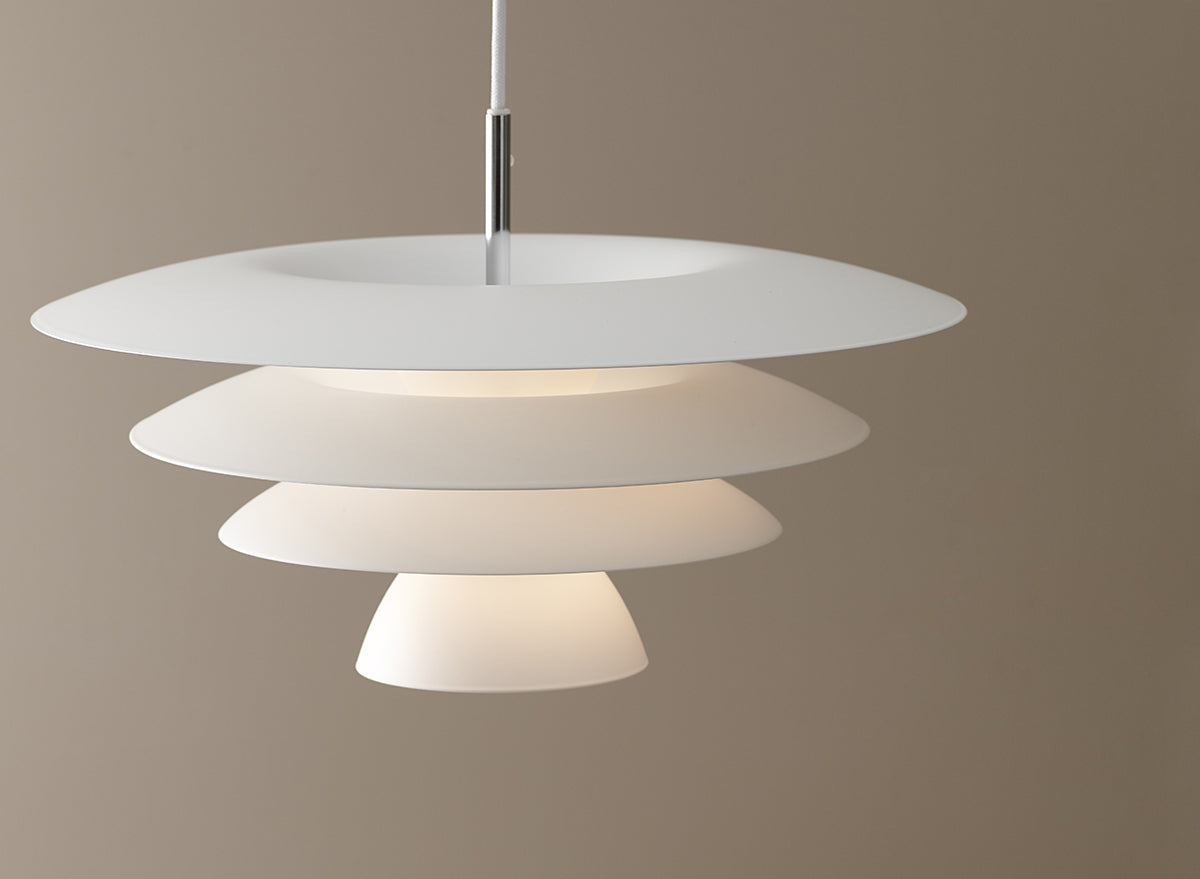 DaVinci Pendel Ø43 Mat hvid