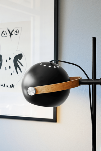 DC Bordlampe Sort Ø18 - Halo Design