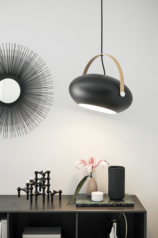 DC Pendel Sort Ø40 - Halo Design