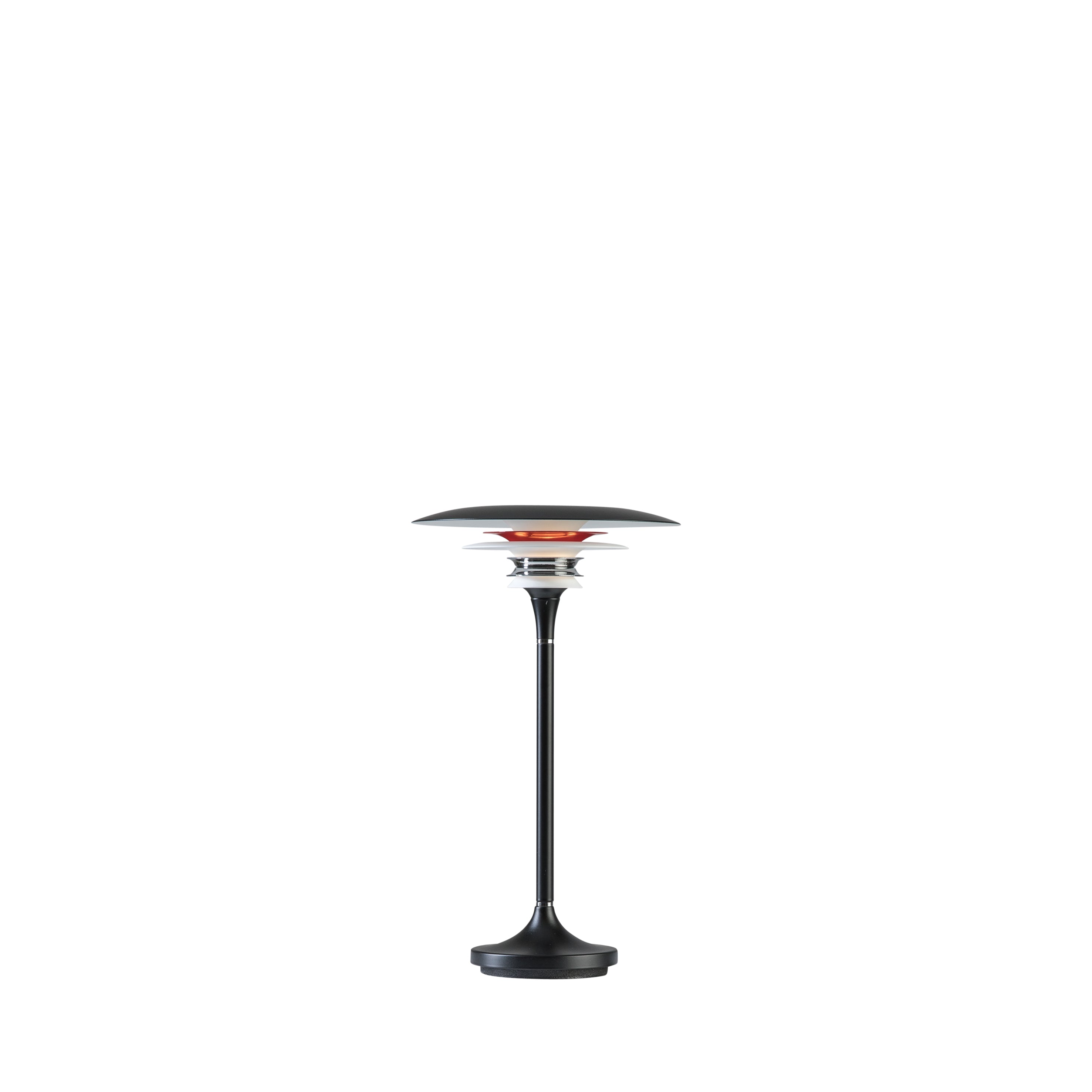 Diablo Bordlampe Ø20 Mat sort, blank rød G9 - Belid