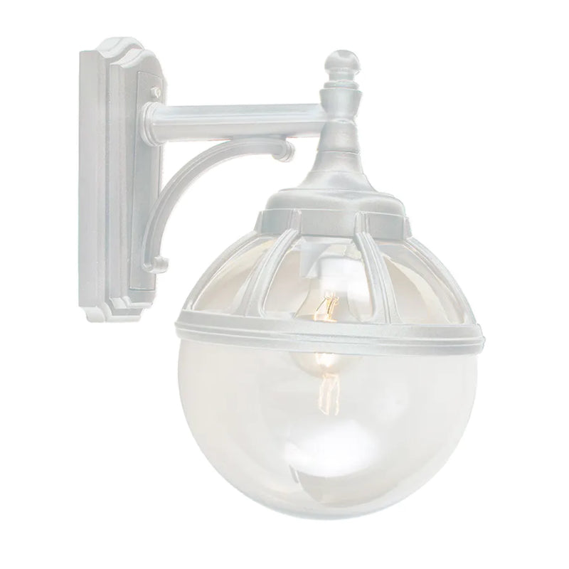 Norlys Bologna hvid klar, E27 IP54 46W - Udendørslampe