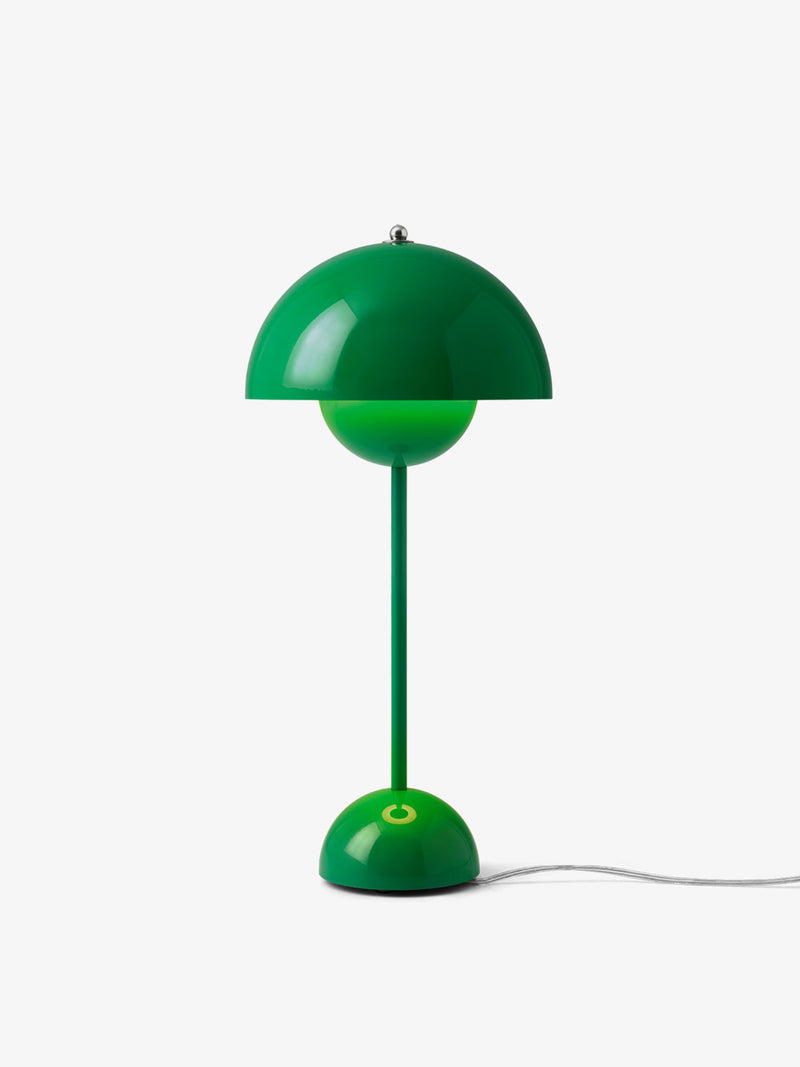 flowerpot bordlampe tilbud i ny flot grøn farve