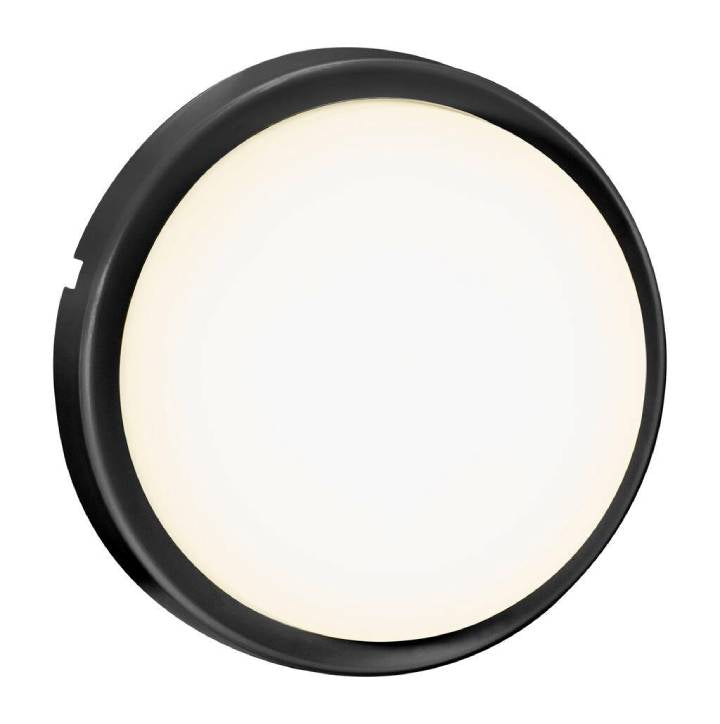 Nordlux - Cuba Energy Round LED Væglampe, Sort